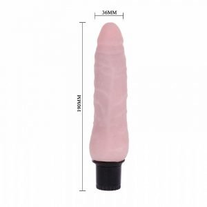 Pênis Médio Cyberskin Vibração Prova d’água 18cm Penetráveis - Image 2