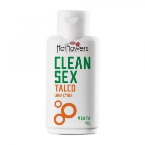 Talco Clean Sex Mentolado Protege Peças Em Cyberskin 40g