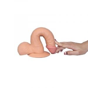 Pênis dildo realístico ultra macio. Ventosa. 21cm x 4,5. Penetráveis 16cm - Image 3