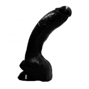 Penis De Borracha Preto Grande E Grosso Com Ventosa 22x4,7 cm JEFF STYKER - Image 2