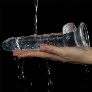 Pênis Dildo Silicone Transparente 19x3,5 Penetráveis 14,5 Ventosa - Image 2